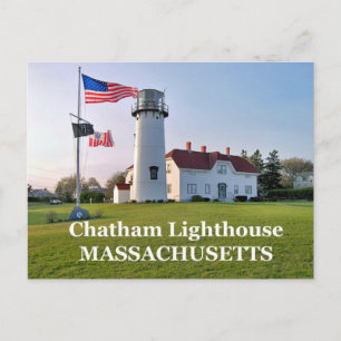 Chatham Lighthouse, Massachusetts Postcard