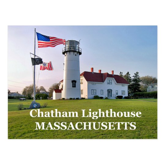 Chatham Lighthouse, Massachusetts Postcard