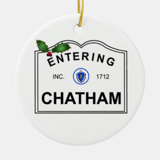 Chatham MA Ceramic Tree Decoration