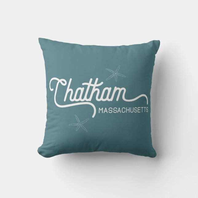 Chatham Massachusetts Nautical Cushion (Front)