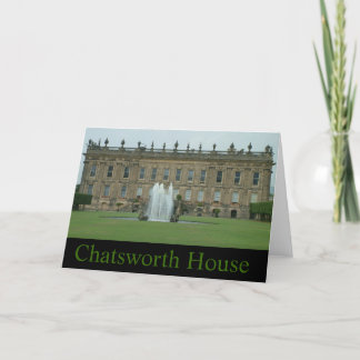 Chatsworth House Card