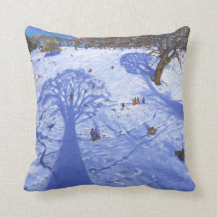 Chatsworth winter tree shadows 2013 cushion