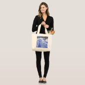 Chatsworth winter tree shadows 2013 large tote bag (Front (Model))