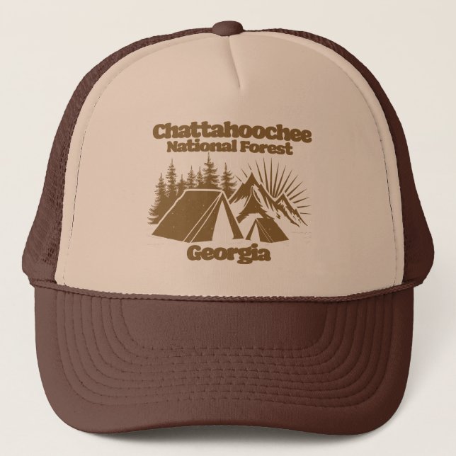 Chattahoochee National Forest Georgia Trucker Hat (Front)