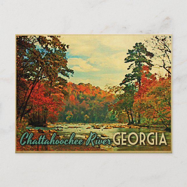 Chattahoochee River Georgia Postcard (Front)