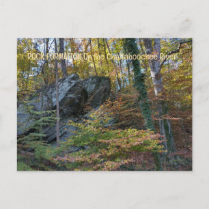 Chattahoochee River Rock Formation Atlanta GA Postcard