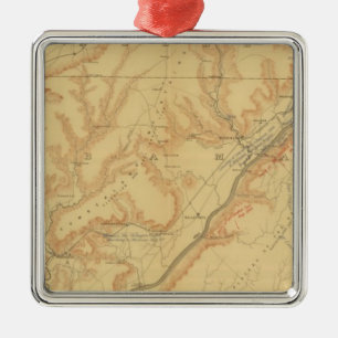 Chattanooga Campaign Metal Ornament