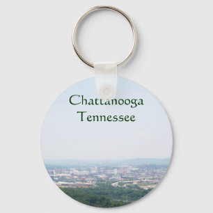 Chattanooga from the sky key ring