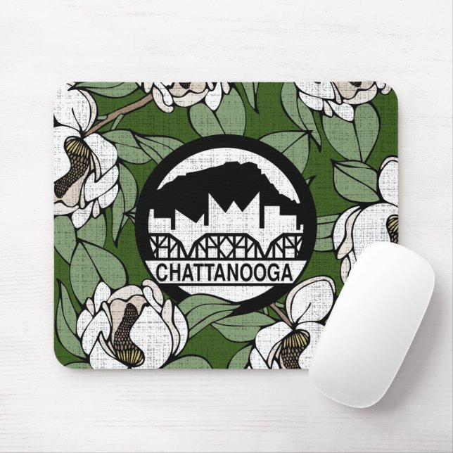 Chattanooga Magnolia Mouse Pad (With Mouse)