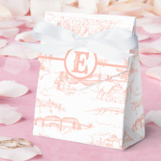 Chattanooga Monogram Blush Favour Box