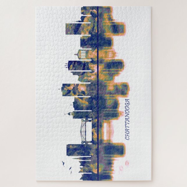 Chattanooga Skyline Jigsaw Puzzle (Vertical)
