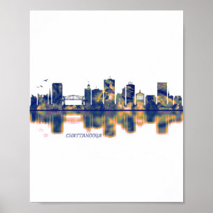 Chattanooga Skyline Poster