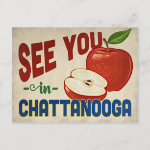 Chattanooga Tennessee Apple - Vintage Travel Postcard