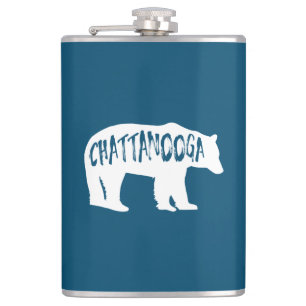 Chattanooga Tennessee Bear Hip Flask