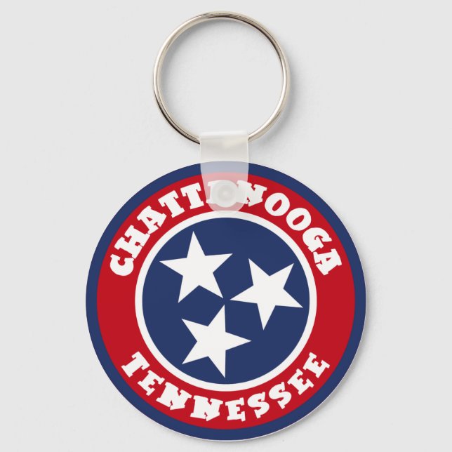 Chattanooga, Tennessee Key Ring (Front)