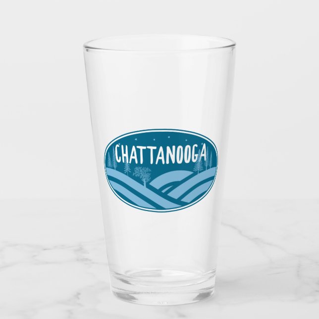 Chattanooga Tennessee Outdoors Glass (Front)