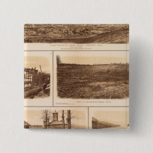 Chattanooga Tennessee River 15 Cm Square Badge