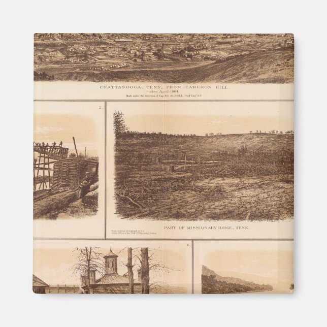 Chattanooga Tennessee River Magnet (Front)