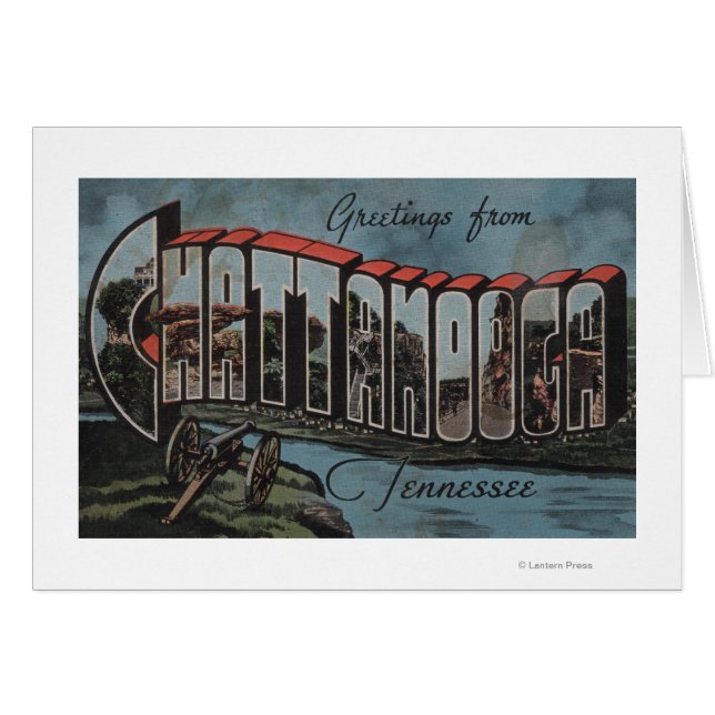 Chattanooga, Tennessee (River Scene) (Front Horizontal)