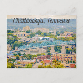 Chattanooga Tennessee Skyline Postcard