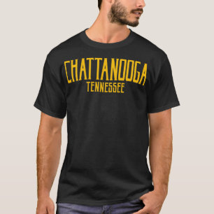 Chattanooga Tennessee TN Vintage Tet Amber Print P T-Shirt