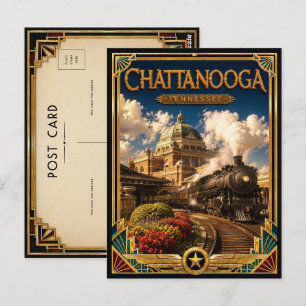 Chattanooga Tennessee Vintage Art Deco Golden Age Postcard