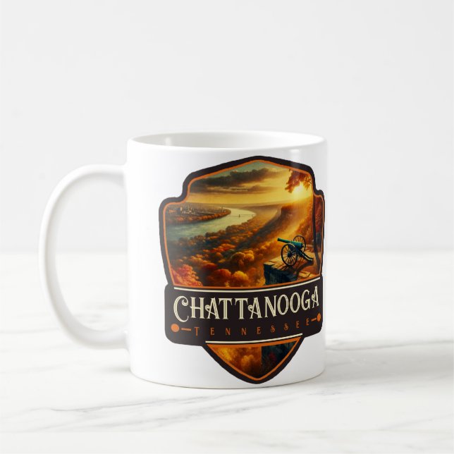 Chattanooga, Tennessee | Vintage Coffee Mug (Left)