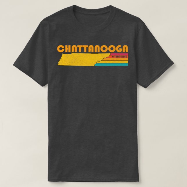 Chattanooga Tennessee Vintage Distressed Souvenir T-Shirt (Design Front)
