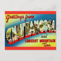 Chattanooga Tennessee Vintage Postcard