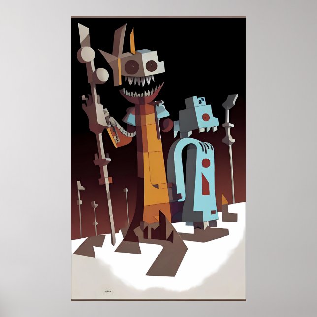 Chatterbox - Ken Gauge Surreal Art Poster (Front)