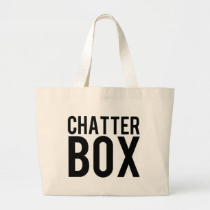 Chatterbox Large Tote Bag