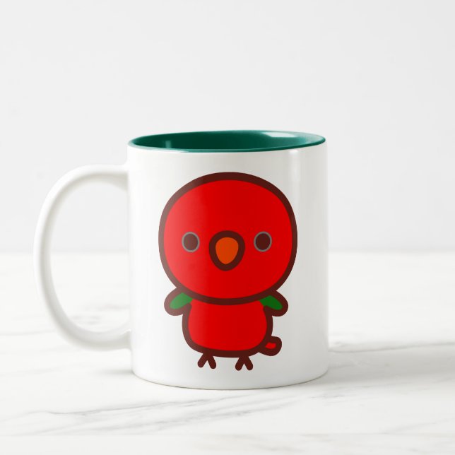 Chattering Lory Two-Tone Coffee Mug (Left)