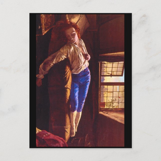 Chatterton' (1856),_Groups and Figures Postcard (Front)