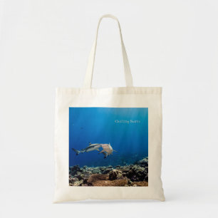 Chatting Sharks Tote Bag