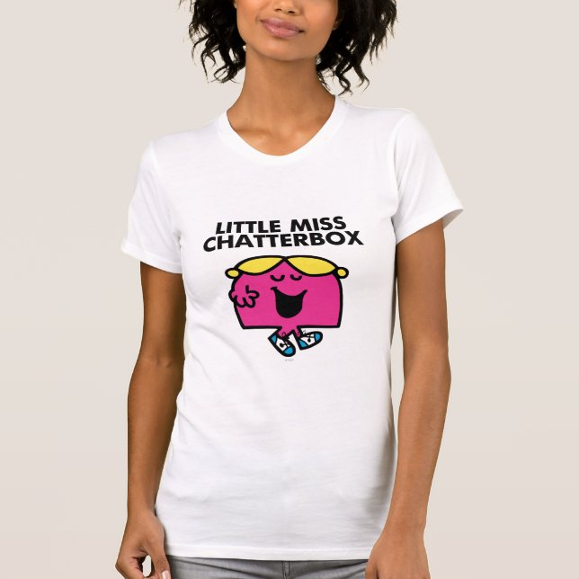 Chatting With Little Miss Chatterbox Baby T-Shirt (Front)