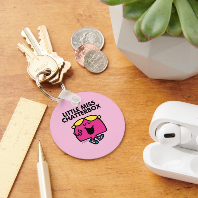 Chatting With Little Miss Chatterbox Key Ring (Desk)