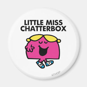 Chatting With Little Miss Chatterbox Magnet