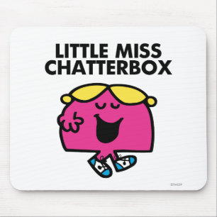 Chatting With Little Miss Chatterbox Mouse Pad