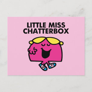 Chatting With Little Miss Chatterbox Postcard
