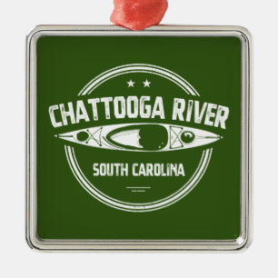 Chattooga River, South Carolina Metal Ornament