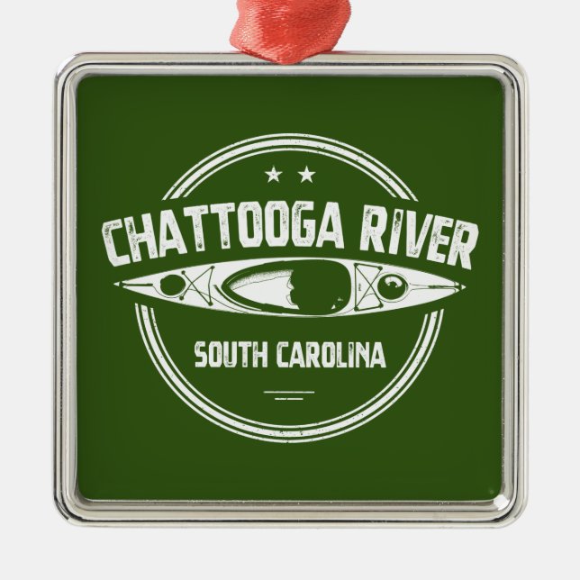 Chattooga River, South Carolina Metal Ornament (Front)