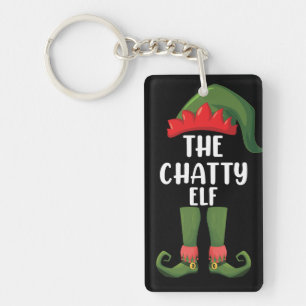 Chatty Elf Family Matching Group Christmas Key Ring