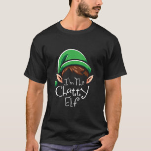 Chatty Elf Group Family Matching Christmas Costume T-Shirt