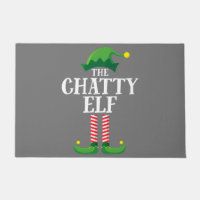 Chatty Elf Matching Family Group Christmas Party
