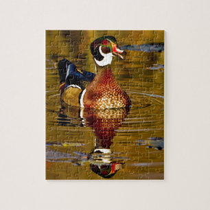 Chatty Wood Duck Jigsaw Puzzle