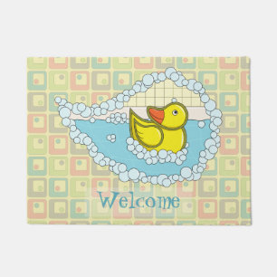 Chaucer the Rubber Duck Doormat