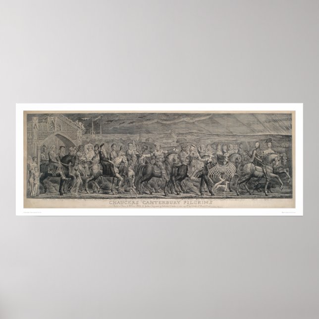 Chaucer's Canterbury Pilgrims (1219) Poster (Front)