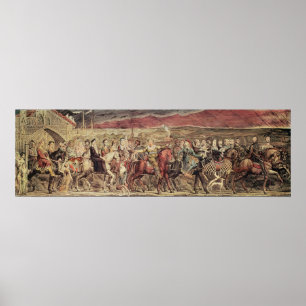 Chaucer's Canterbury Pilgrims Poster