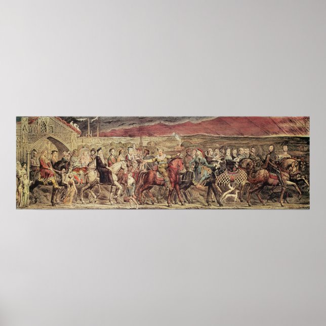 Chaucer's Canterbury Pilgrims Poster (Front)