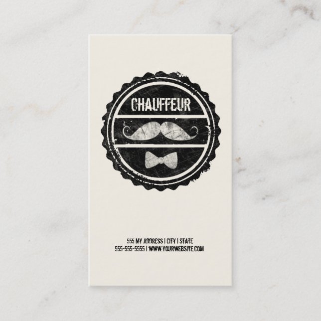 Chauffeur Business Card (Front)